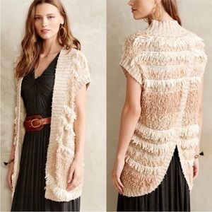 ⭐️3/$30⭐️ (bundle deal) Moth Anthropologies Fringed Open Back Cardigan V…